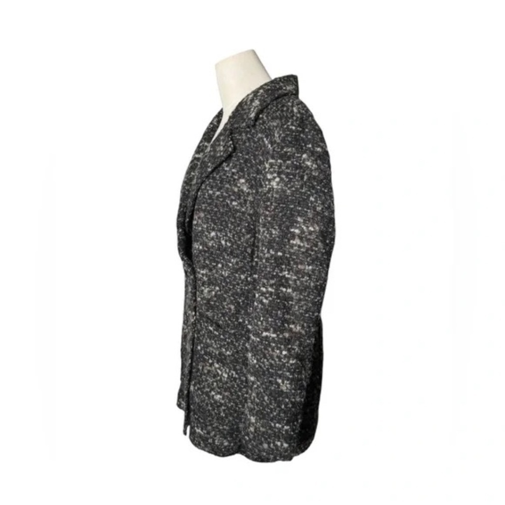 J.Jill Women Wool Alpaca Double Breasted Coat Jacket Gray Lined Button Up - XS - Picture 7 of 7